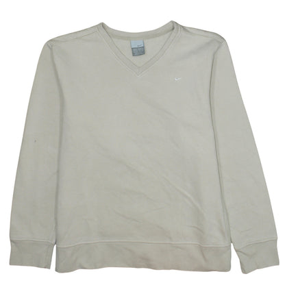 Mens UK Size XL Nike Beige Pullover Sweatshirt