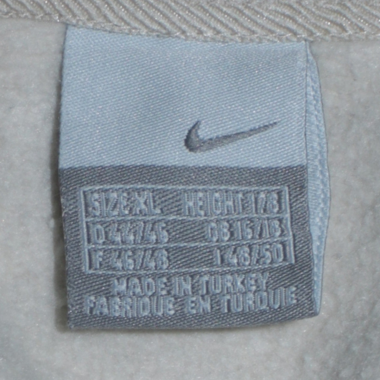 Mens UK Size XL Nike Beige Pullover Sweatshirt