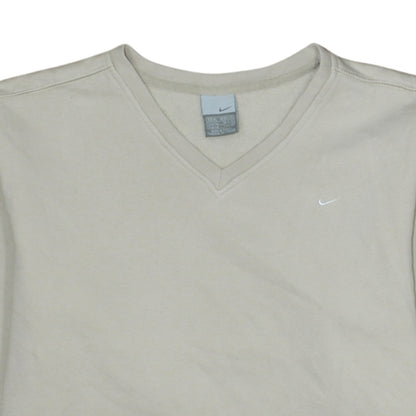 Mens UK Size XL Nike Beige Pullover Sweatshirt