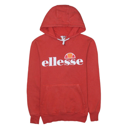 Mens UK Size M ellesse Red Pullover Hoodie