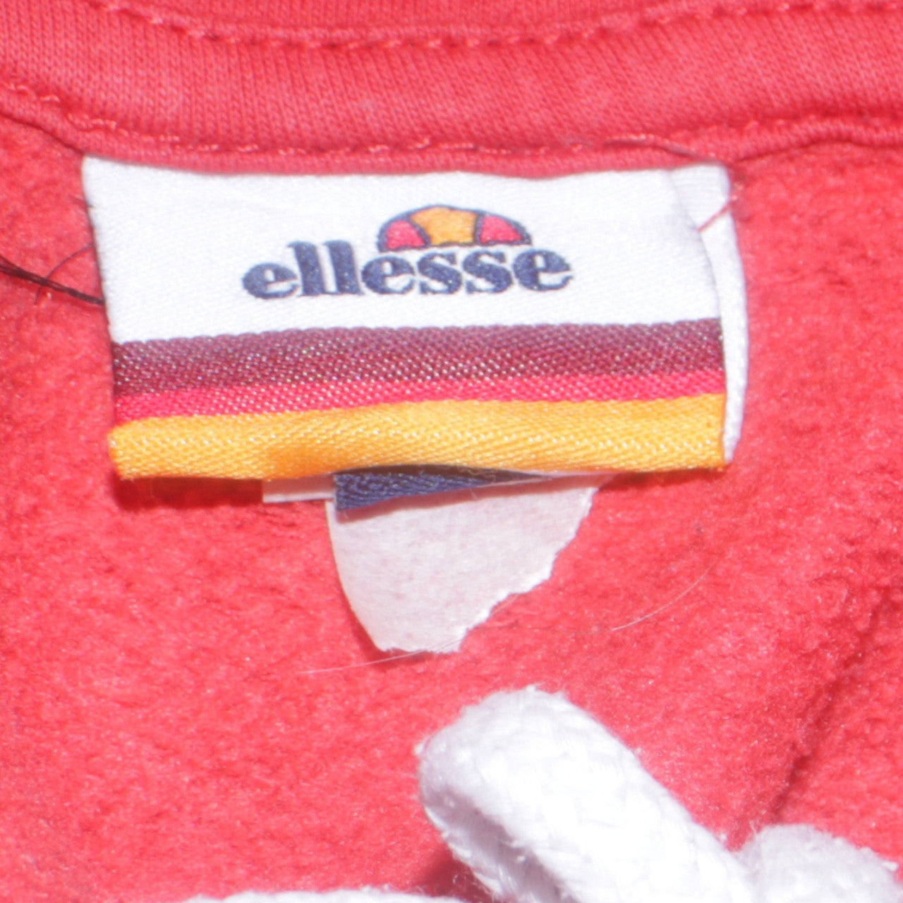 Mens UK Size M ellesse Red Pullover Hoodie
