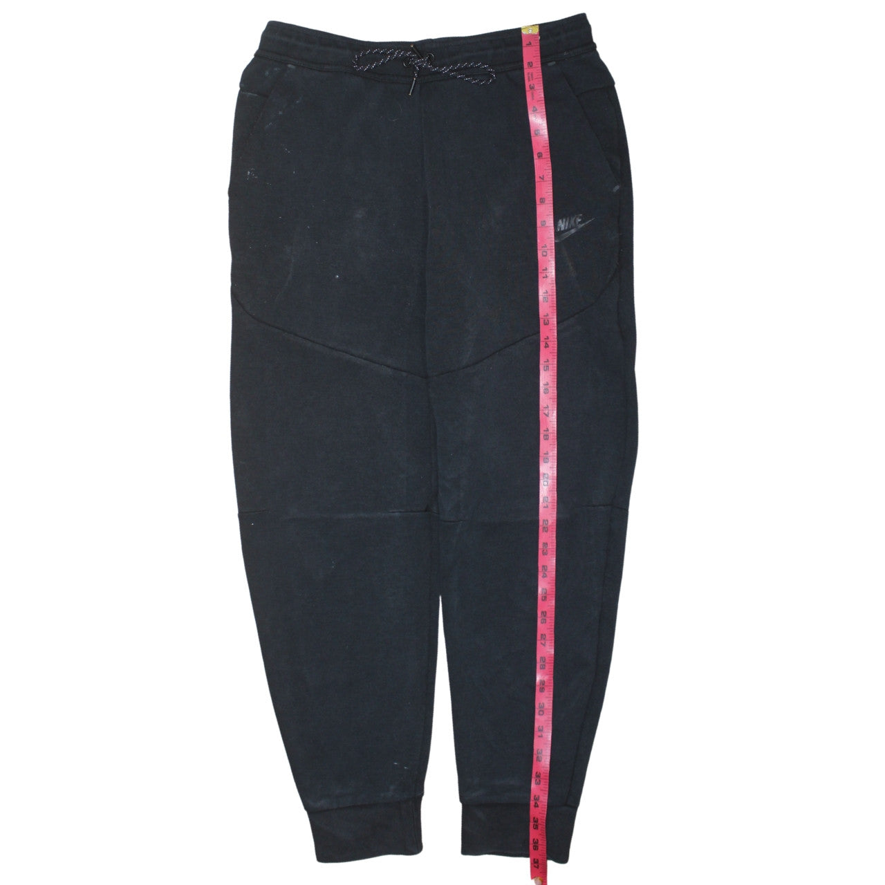 Mens UK Size M Nike Regular Fit Jogger Black Trousers