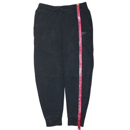 Mens UK Size M Nike Regular Fit Jogger Black Trousers