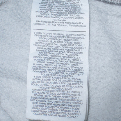 Nike Men's Grey Small Regular Fit Fleece Jogger Sweatpants