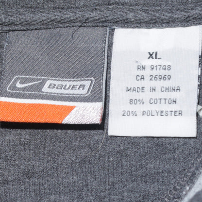Mens UK Size XL Nike Bauer Multicoloured Henley Sweatshirt