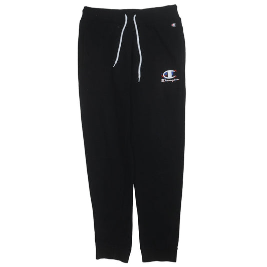Mens UK Size S Champion Regular Fit Jogger Black Trousers