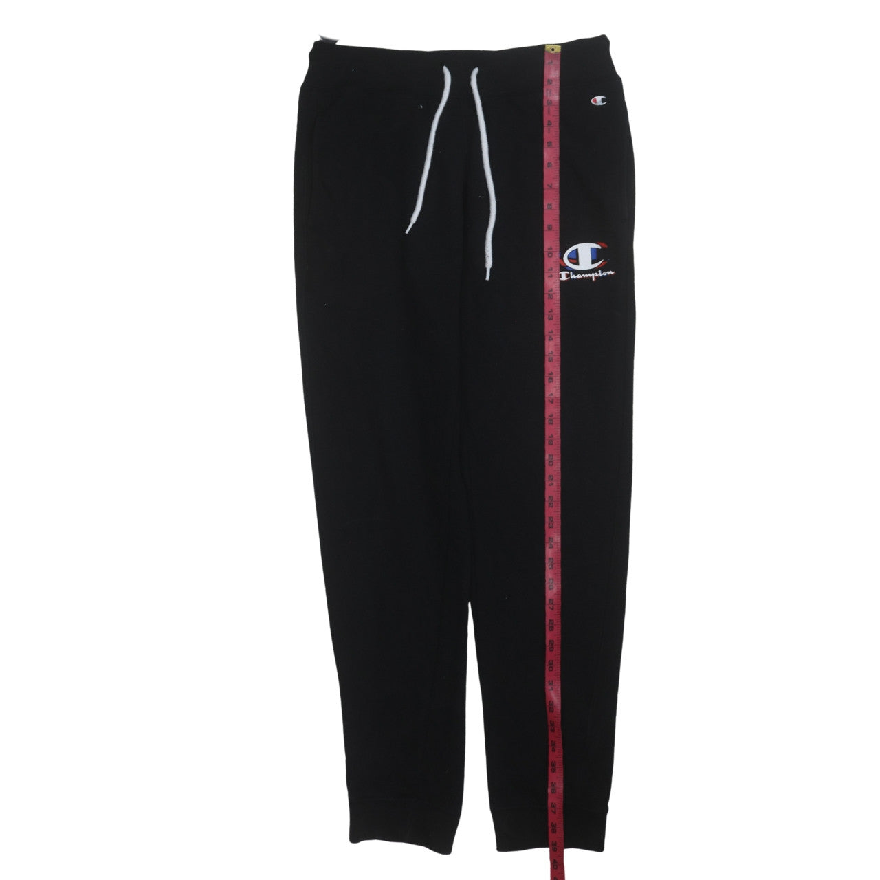 Mens UK Size S Champion Regular Fit Jogger Black Trousers