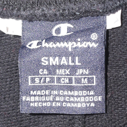 Mens UK Size S Champion Regular Fit Jogger Black Trousers