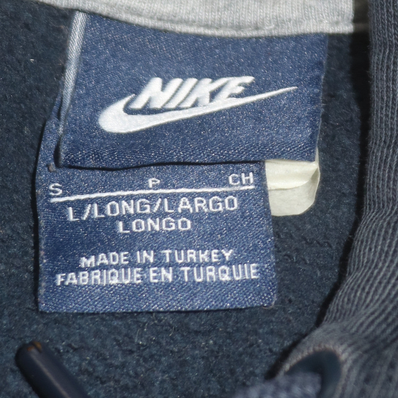 Mens UK Size L Nike Blue Pullover Hoodie