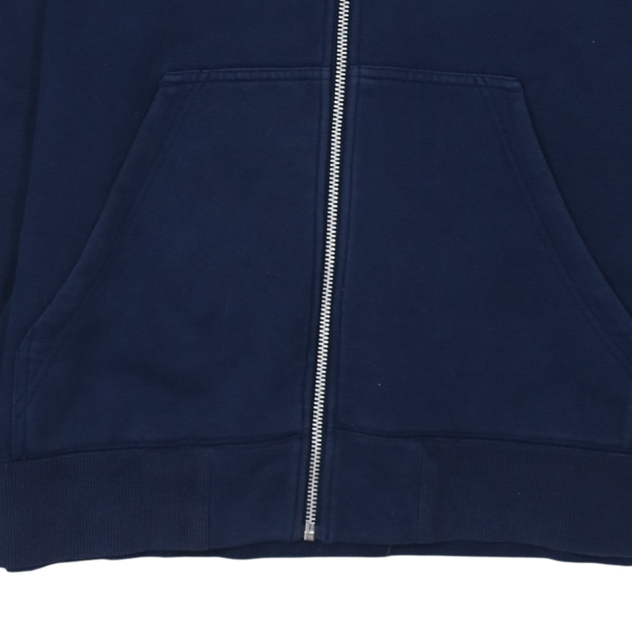 Mens UK Size M adidas Blue Full Zip Hoodie