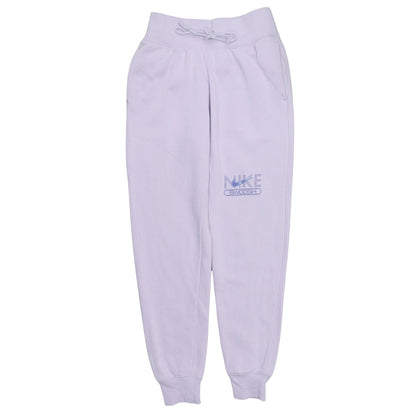 Nike Womens Purple Jogger Sweatpants S Cotton Blend Fleece