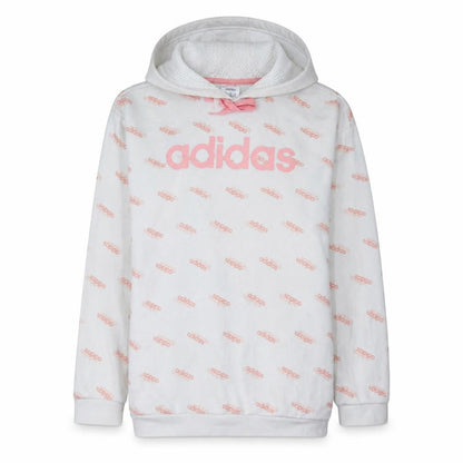 Womens UK Size XS adidas White Pullover Hoodie