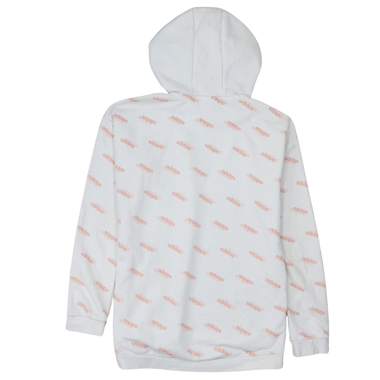 Womens UK Size XS adidas White Pullover Hoodie