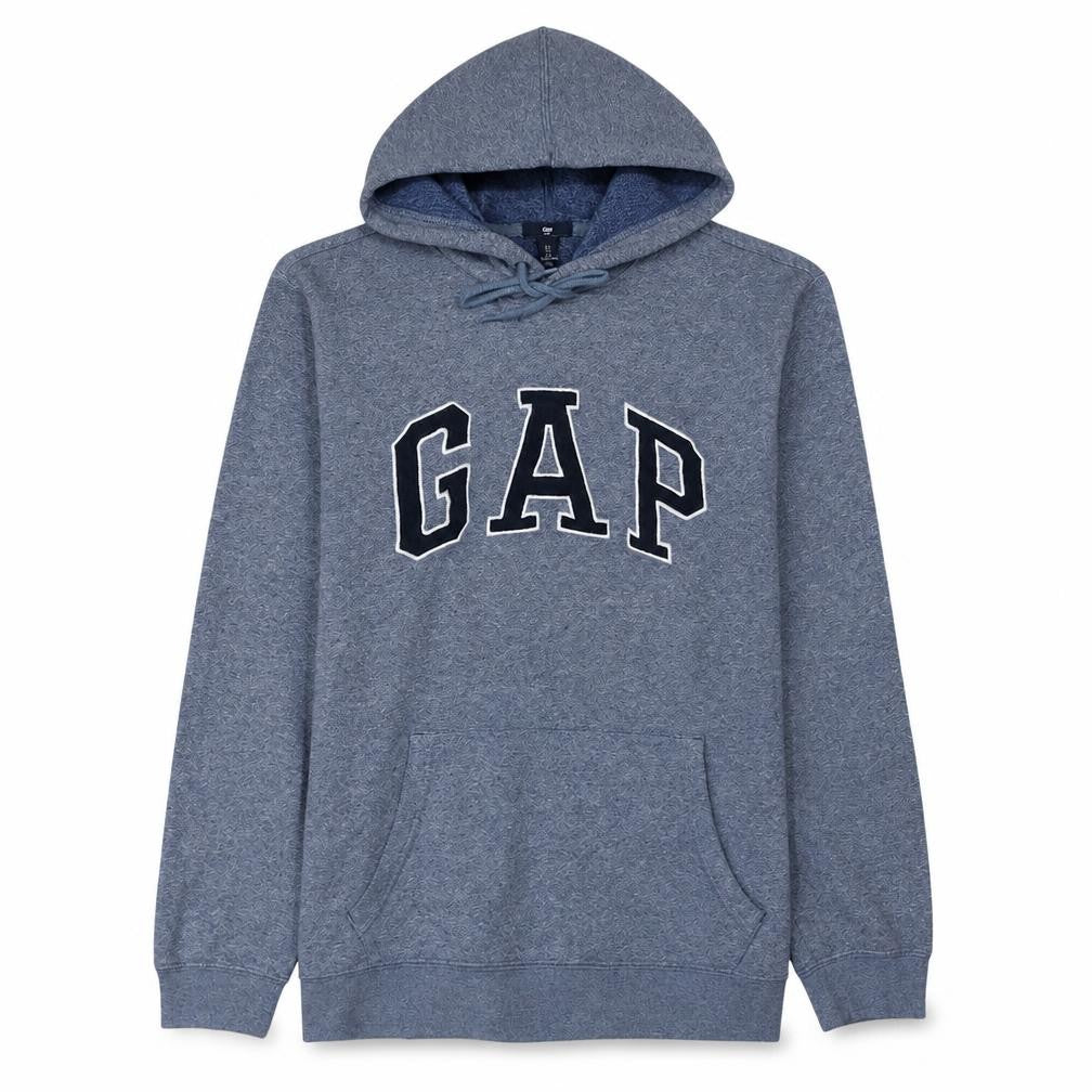 Mens UK Size L Gap Blue Pullover Hoodie