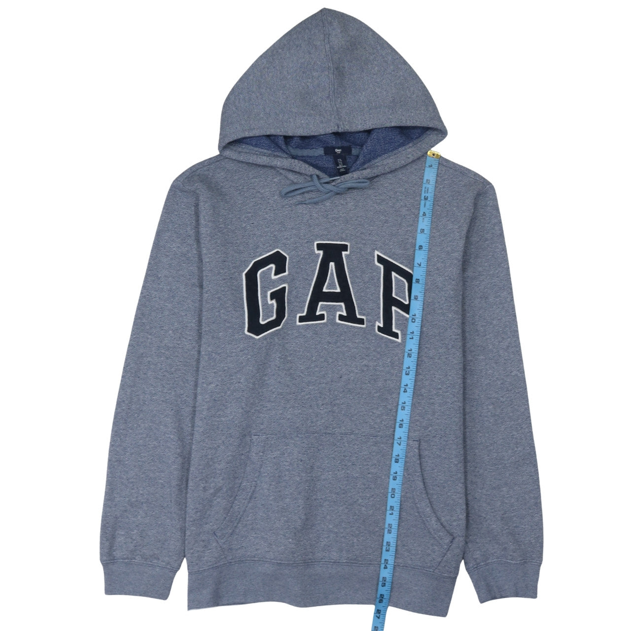 Mens UK Size L Gap Blue Pullover Hoodie