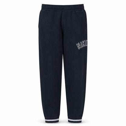 Front view of Nike boys’ black xl jogger sweatpants fleece activewear trousers