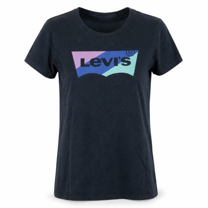 Womens UK Size S Levi's Black Basic T-Shirt