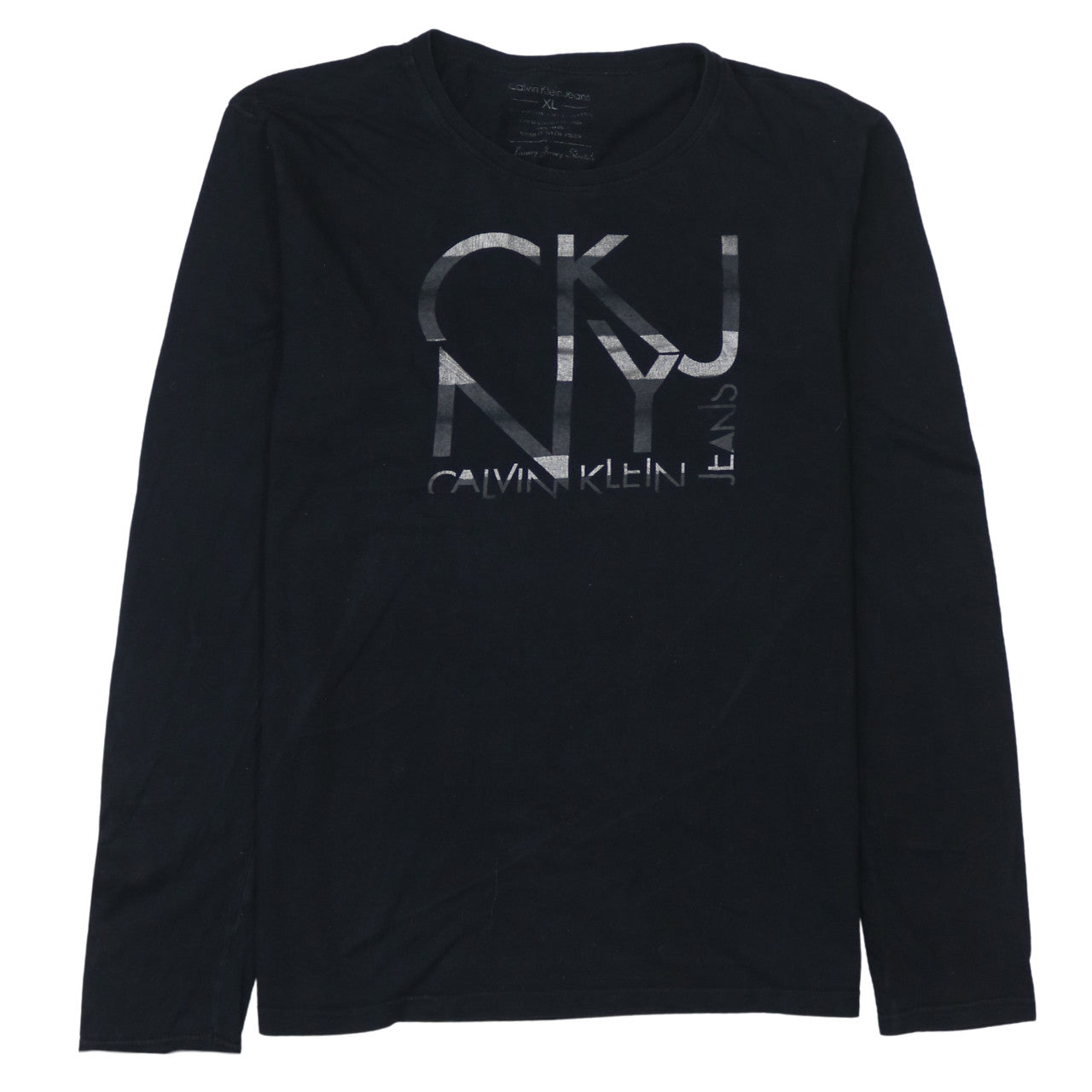 Mens UK Size XL Calvin Klein Jeans Black  T-Shirt