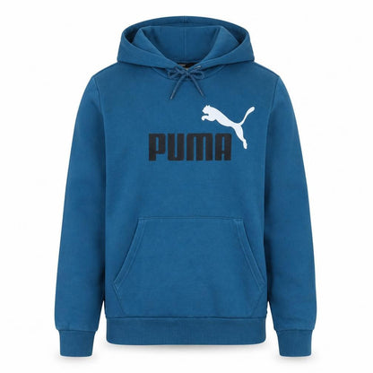 Mens UK Size S PUMA Blue Pullover Hoodie