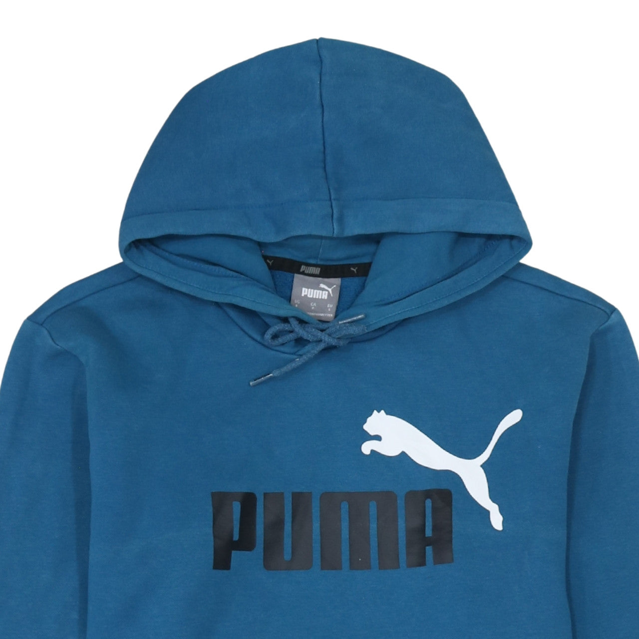 Mens UK Size S PUMA Blue Pullover Hoodie