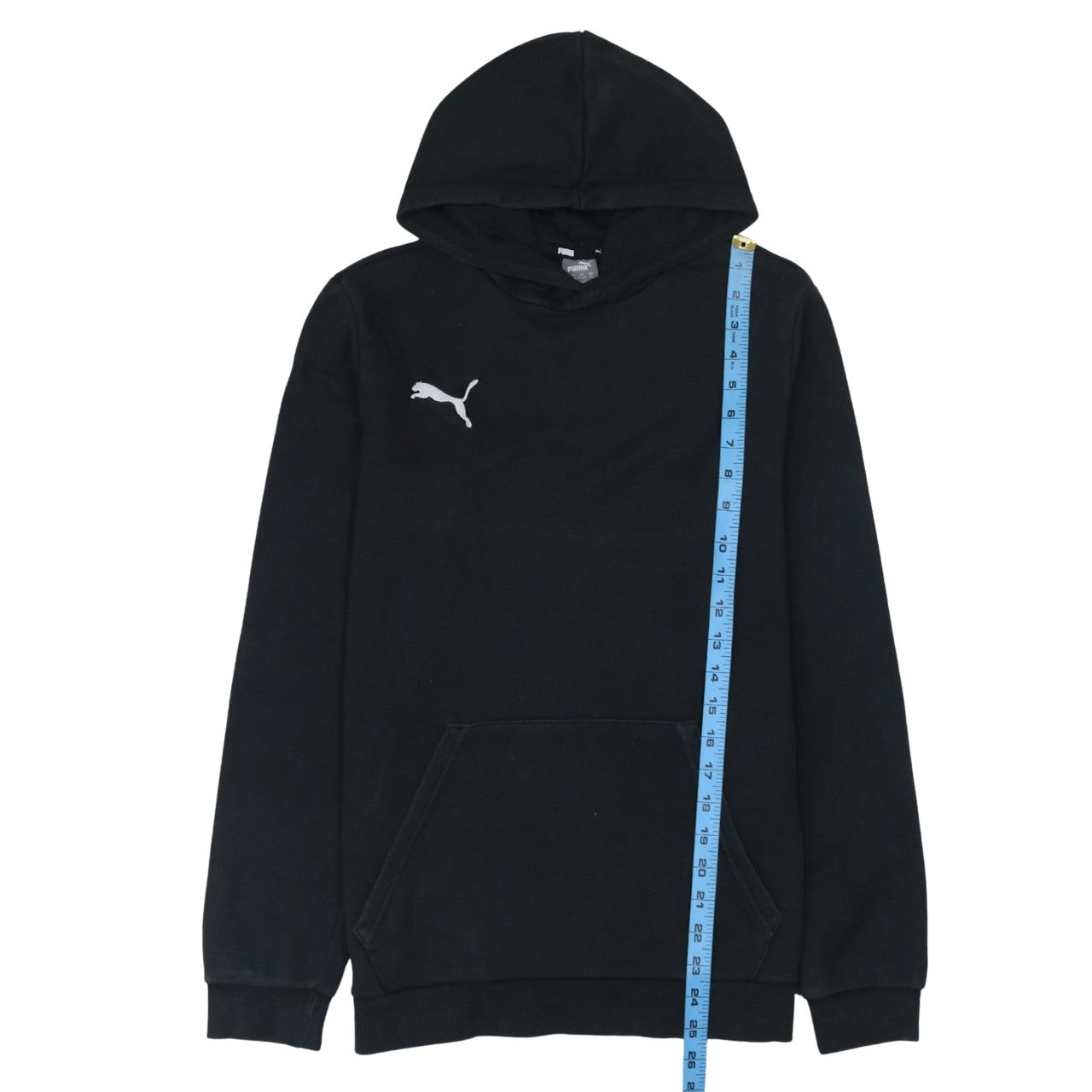Boys UK Size 15-16 Years PUMA Black Pullover Hoodie