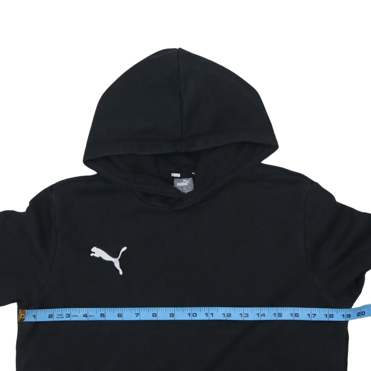 Boys UK Size 15-16 Years PUMA Black Pullover Hoodie