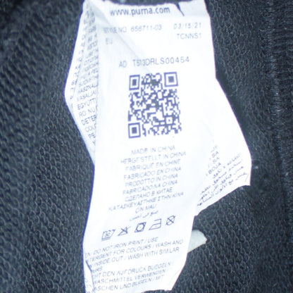 Boys UK Size 15-16 Years PUMA Black Pullover Hoodie