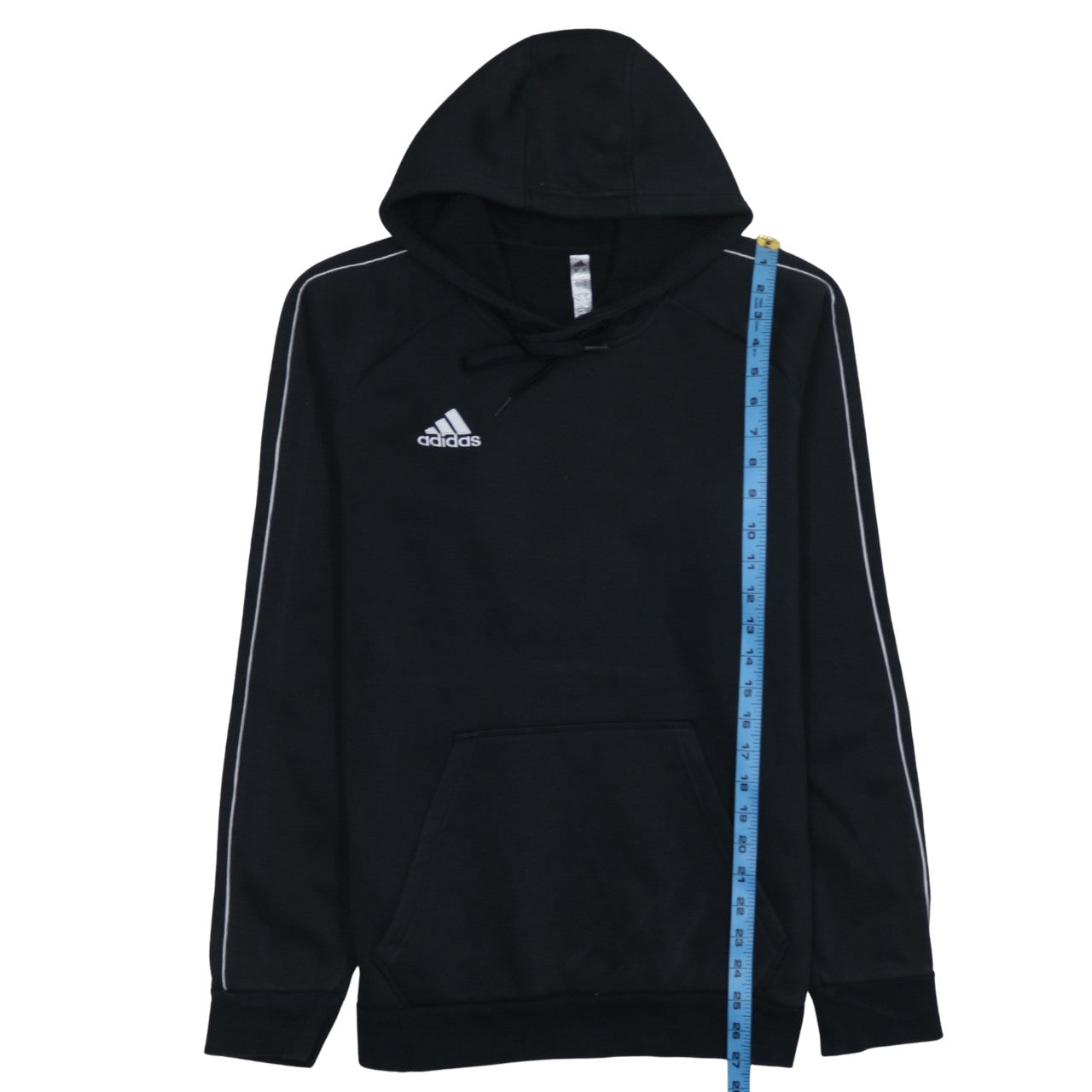 Mens UK Size M adidas Black Pullover Hoodie