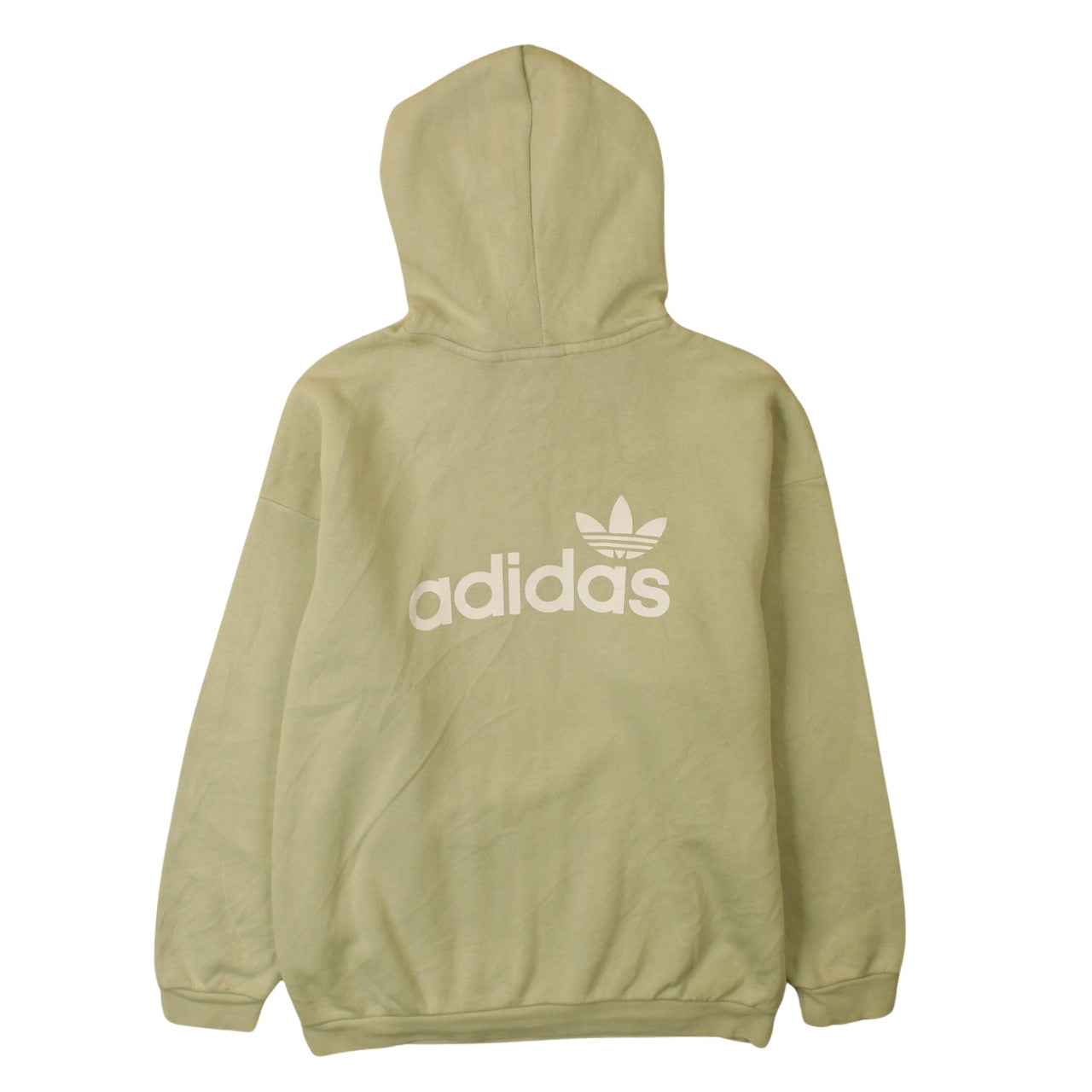 Womens UK Size 12 adidas Green Pullover Hoodie