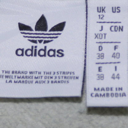 Womens UK Size 12 adidas Green Pullover Hoodie