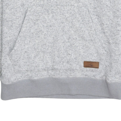Womens UK Size L Quiksilver Grey Pullover Hoodie