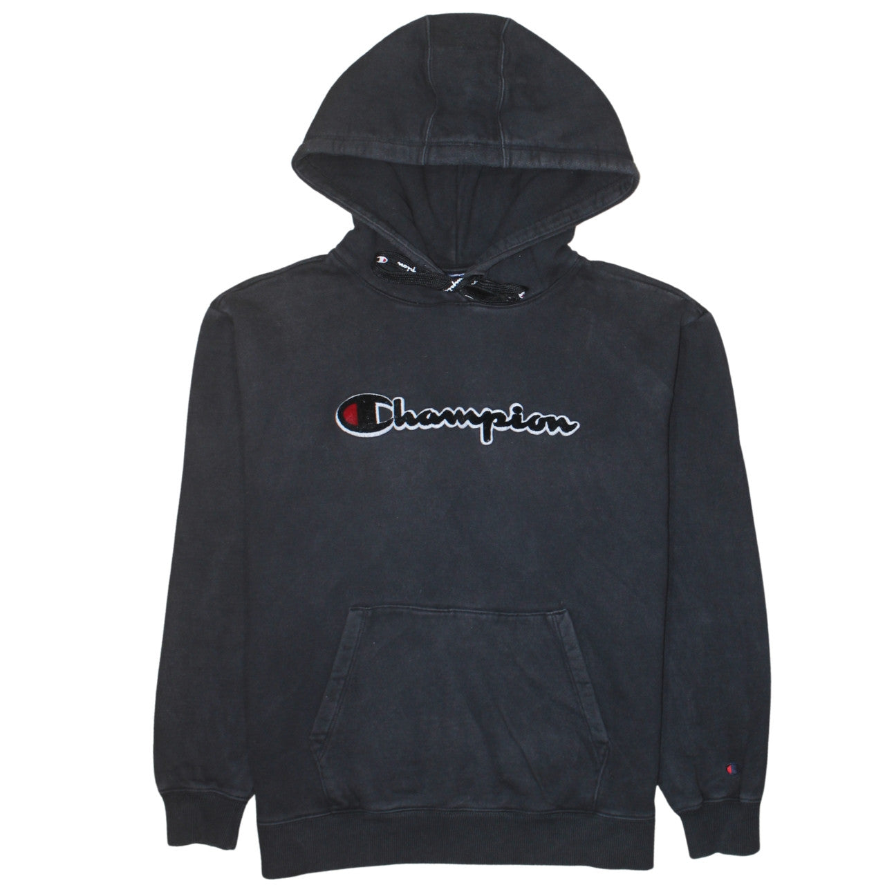 Mens UK Size S Champion Black Pullover Hoodie