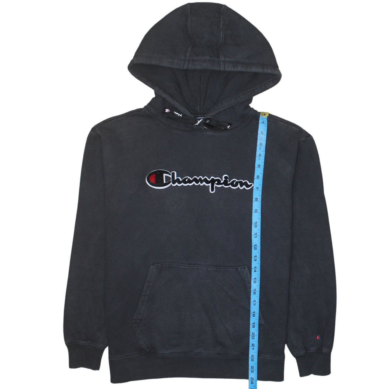 Mens UK Size S Champion Black Pullover Hoodie