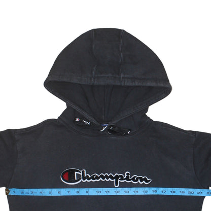 Mens UK Size S Champion Black Pullover Hoodie
