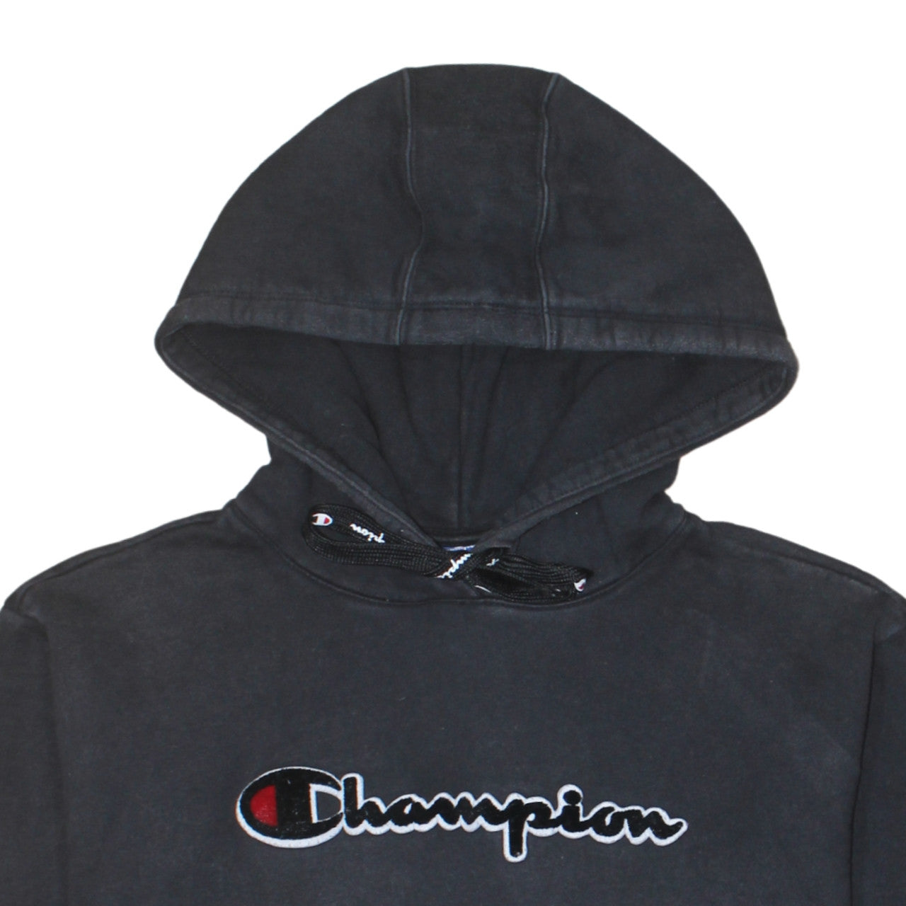Mens UK Size S Champion Black Pullover Hoodie