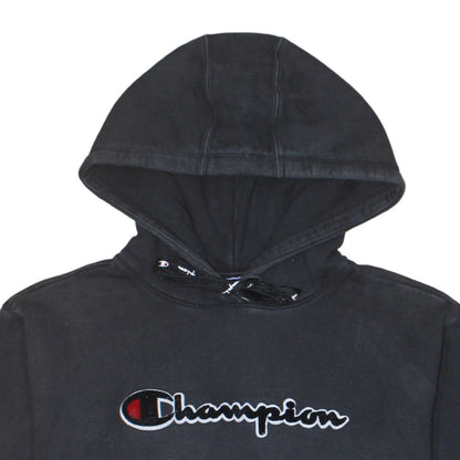 Mens UK Size S Champion Black Pullover Hoodie