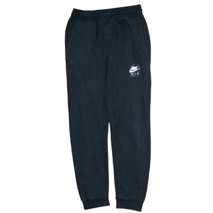 Nike Boys Black Jogger Sweatpants 12-13 Years Cotton Blend Drawstring