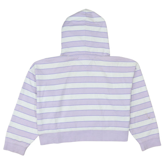Womens UK Size L Tommy Jeans Multicoloured Pullover Hoodie