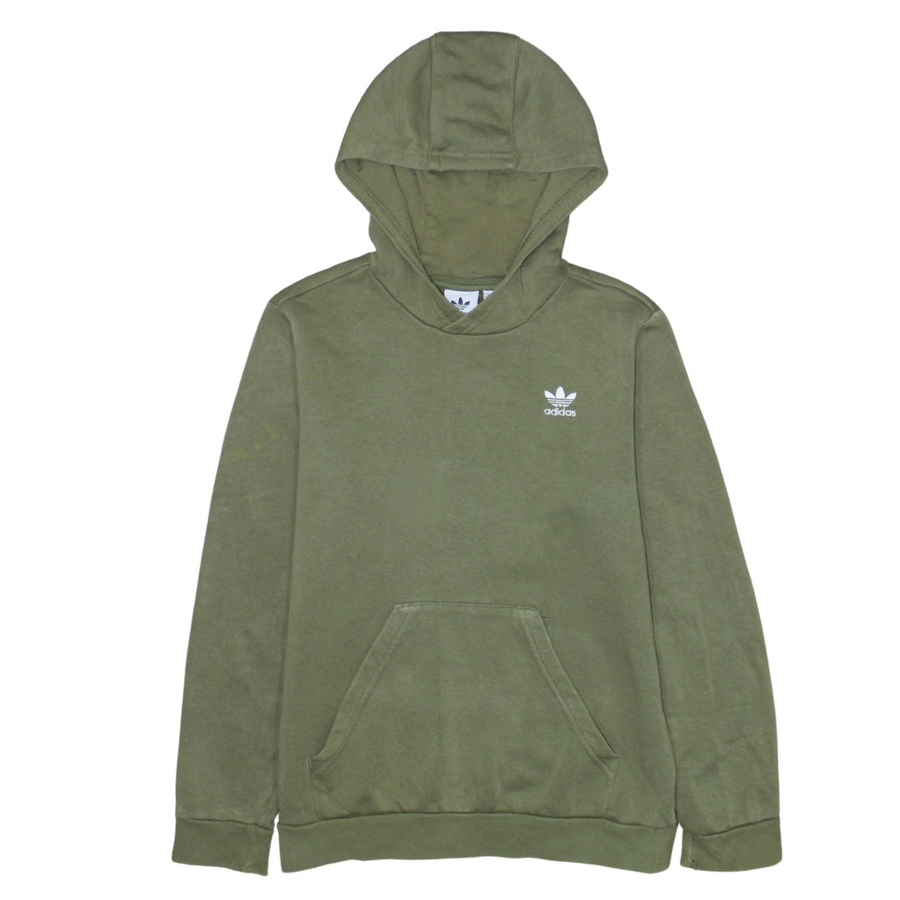 Boys UK Size 11-12 Years adidas Green Pullover Hoodie