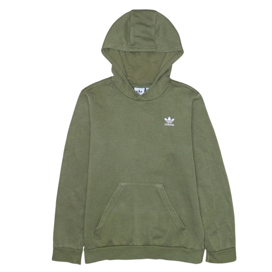 Boys UK Size 11-12 Years adidas Green Pullover Hoodie