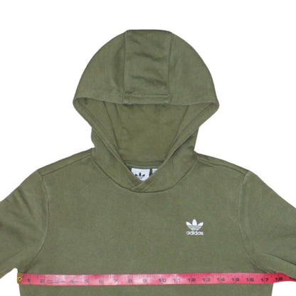 Boys UK Size 11-12 Years adidas Green Pullover Hoodie
