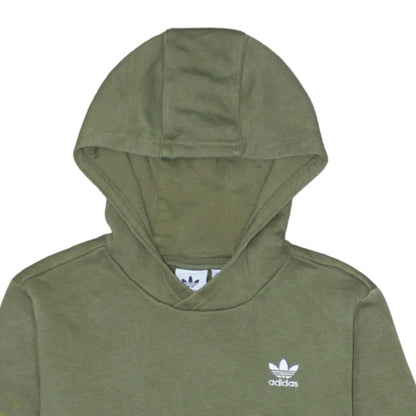 Boys UK Size 11-12 Years adidas Green Pullover Hoodie