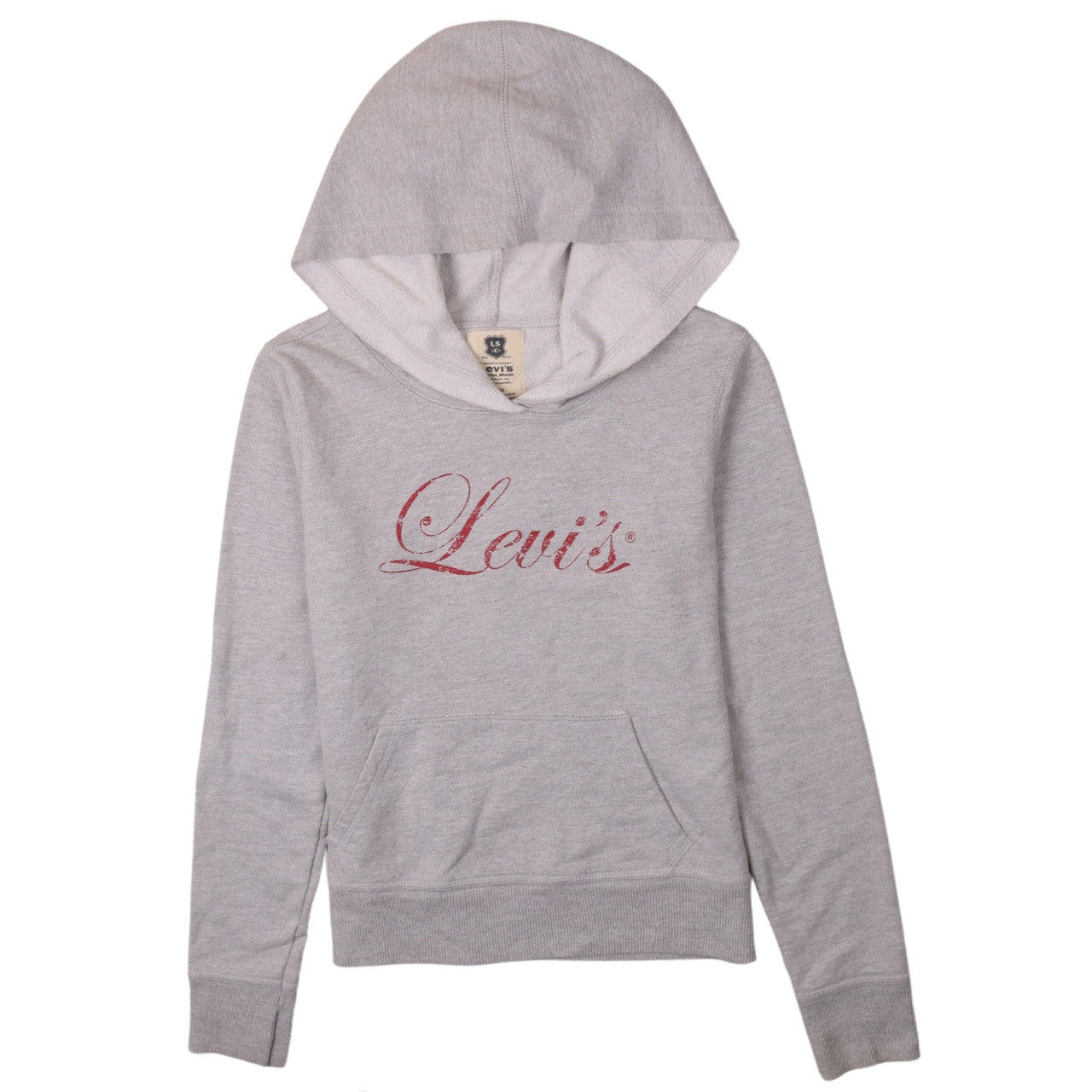Womens UK Size S Levi's Grey Pullover Hoodie