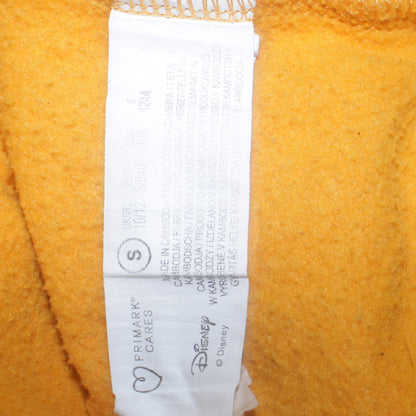 Womens UK Size S Disney Yellow Pullover Sweatshirt