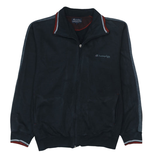 Mens UK Size L Champion Black Full Zip Sweatshirt