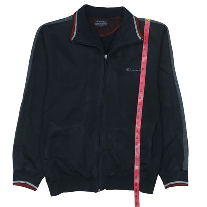 Mens UK Size L Champion Black Full Zip Sweatshirt