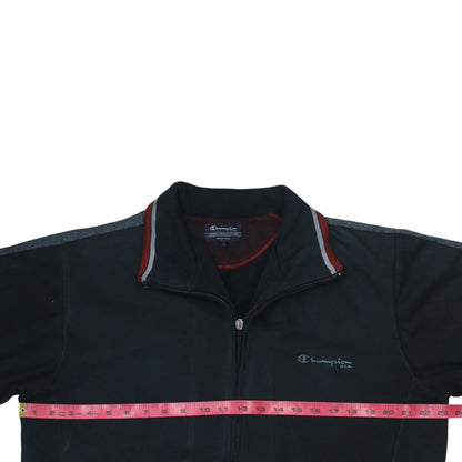 Mens UK Size L Champion Black Full Zip Sweatshirt