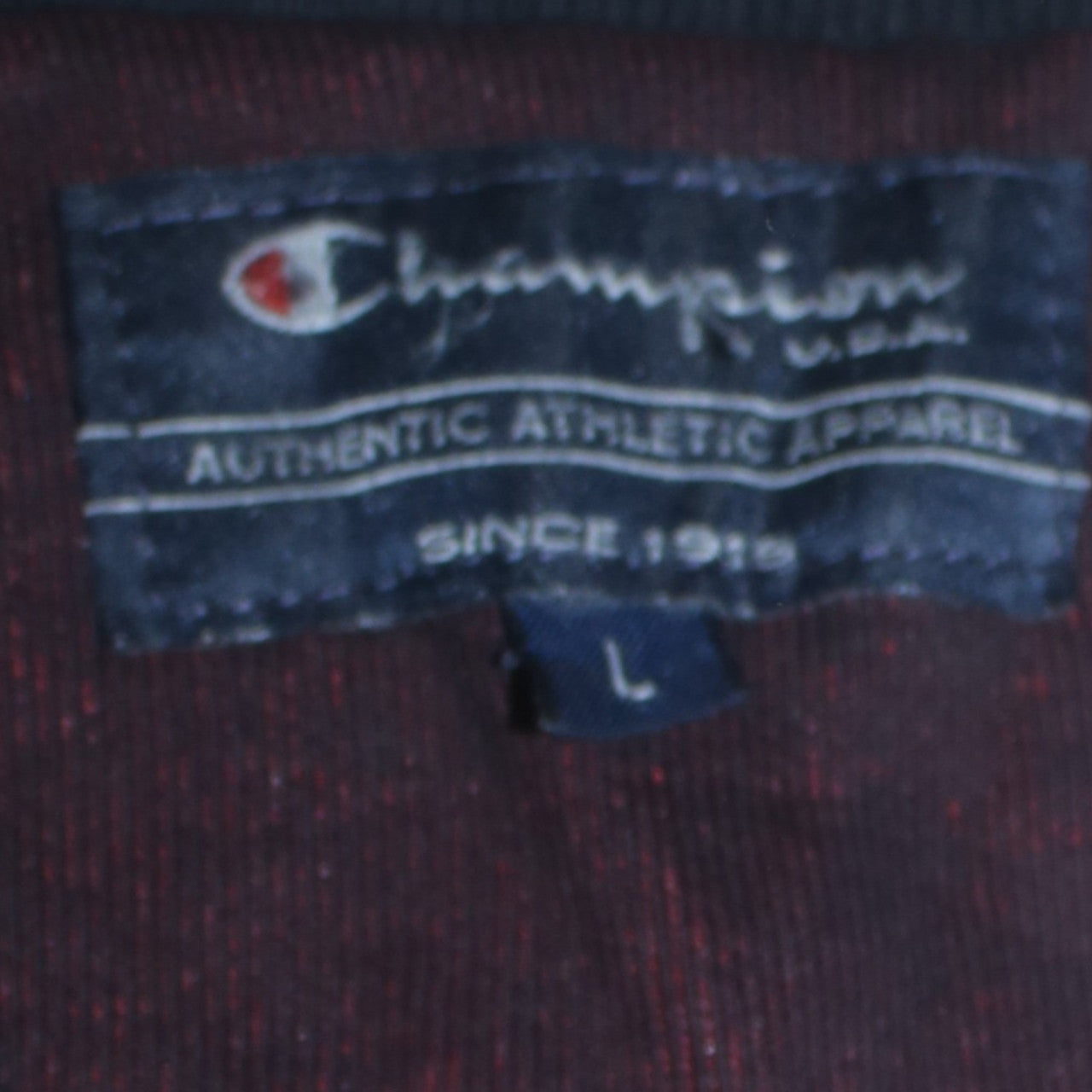 Mens UK Size L Champion Black Full Zip Sweatshirt