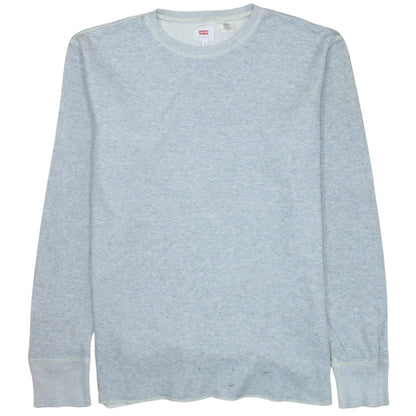 Mens UK Size M Levi's Grey Pullover Sweatshirt