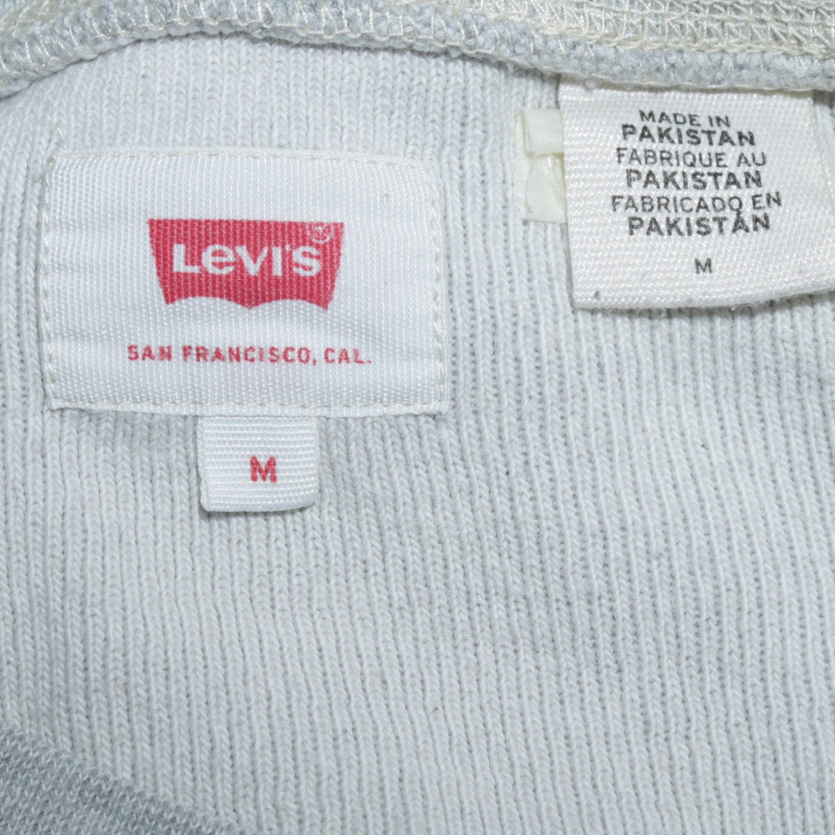 Mens UK Size M Levi's Grey Pullover Sweatshirt